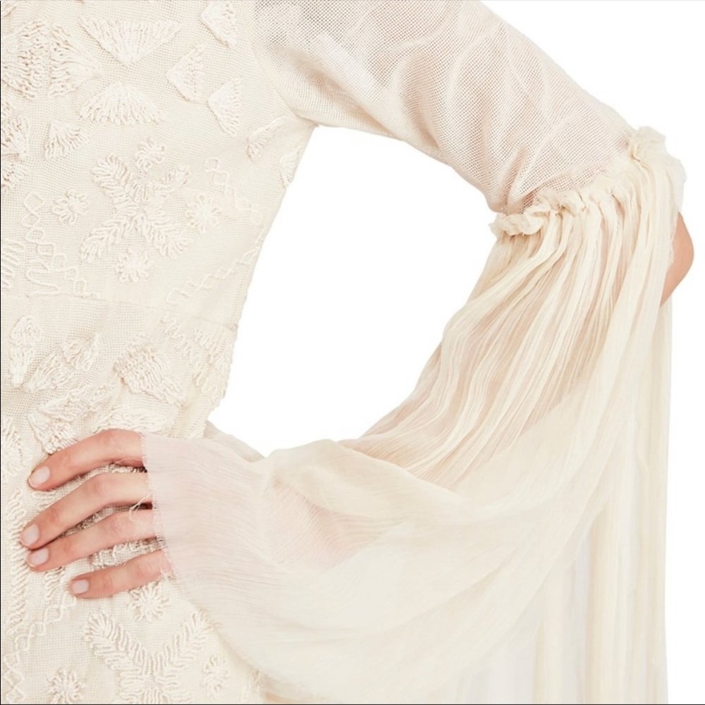 Free people embroidered mini dress - Picture 3 of 6